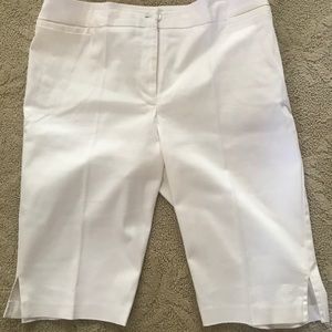 Women’s white shorts